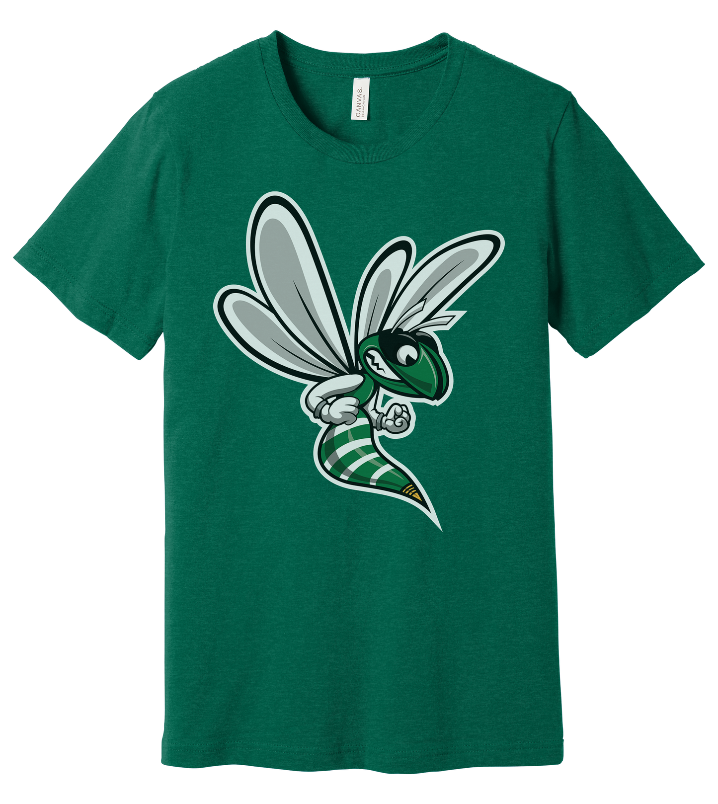 Williamston Hornet Mascot - Bella Canvas - Heat Transferred - Adult Premium T-Shirt