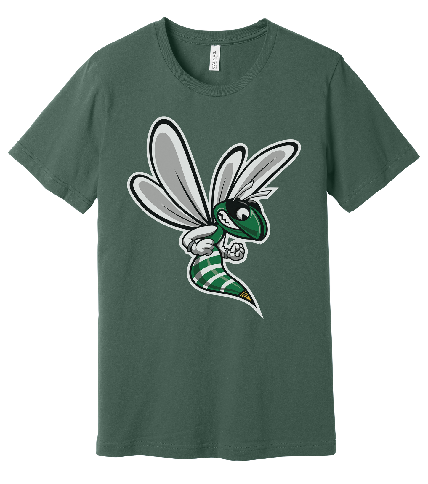 Williamston Hornet Mascot - Bella Canvas - Heat Transferred - Adult Premium T-Shirt