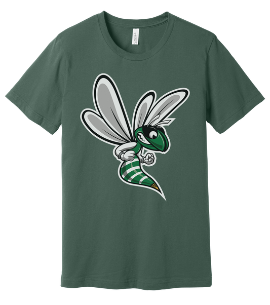 Williamston Hornet Mascot - Bella Canvas - Heat Transferred - Adult Premium T-Shirt