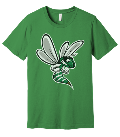 Williamston Hornet Mascot - Bella Canvas - Heat Transferred - Adult Premium T-Shirt