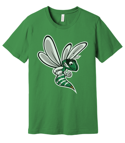 Williamston Hornet Mascot - Bella Canvas - Heat Transferred - Adult Premium T-Shirt