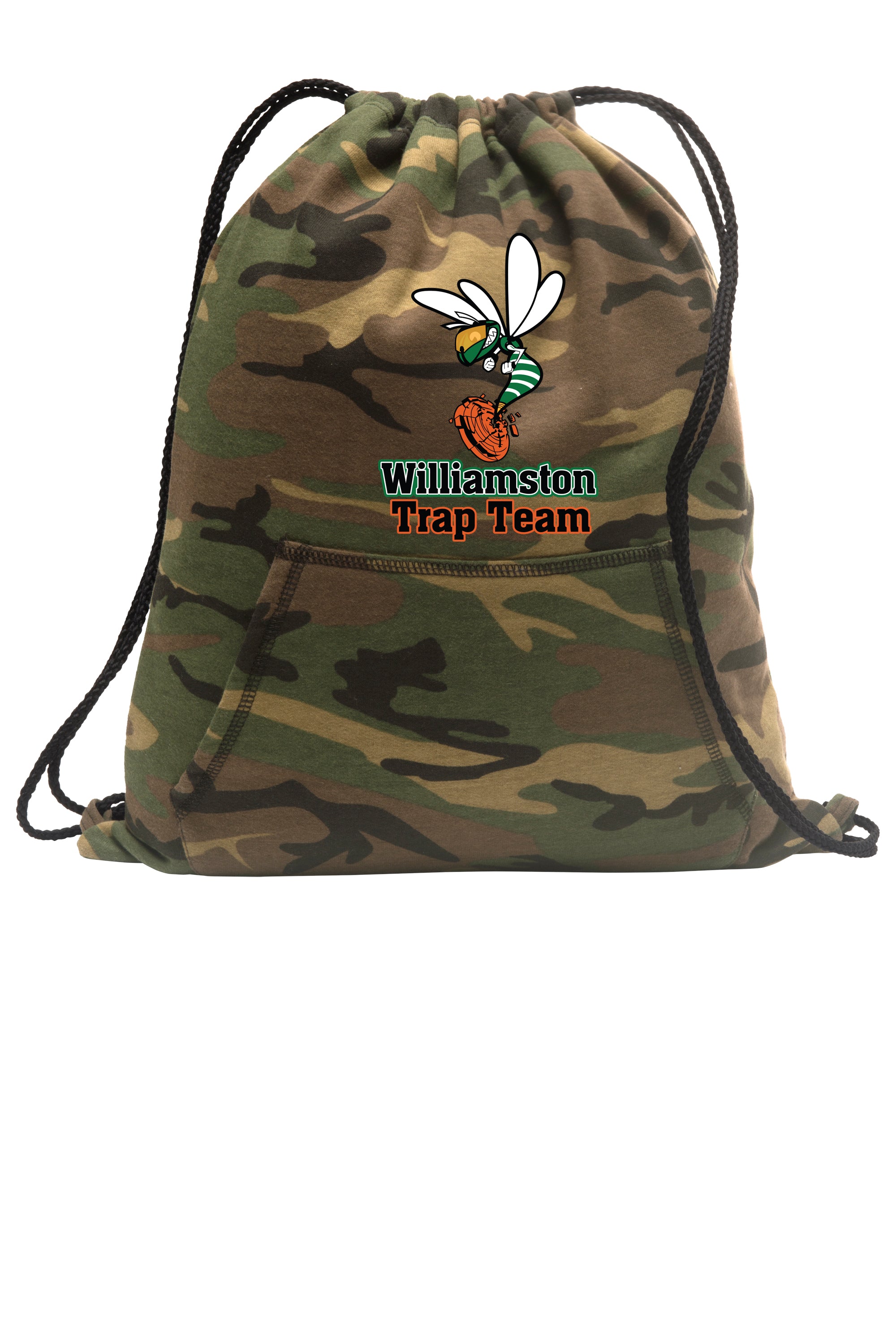 Williamston Trap Team - Camo Drawstring Bag