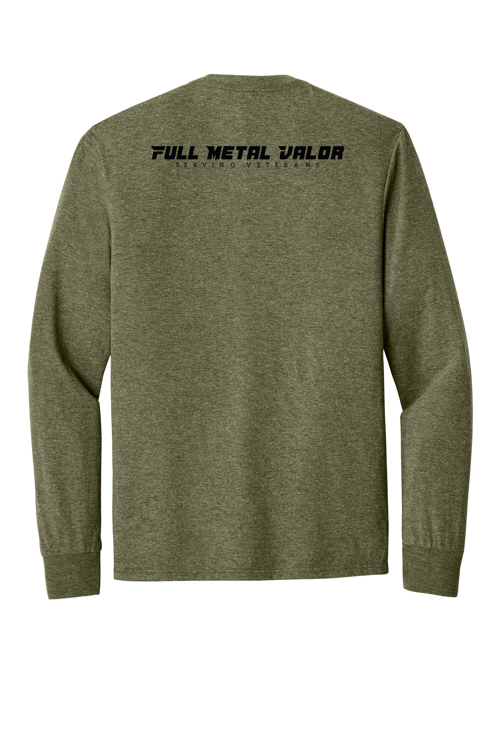 Full Metal Valor -  Dog Tag Adult Long Sleeve