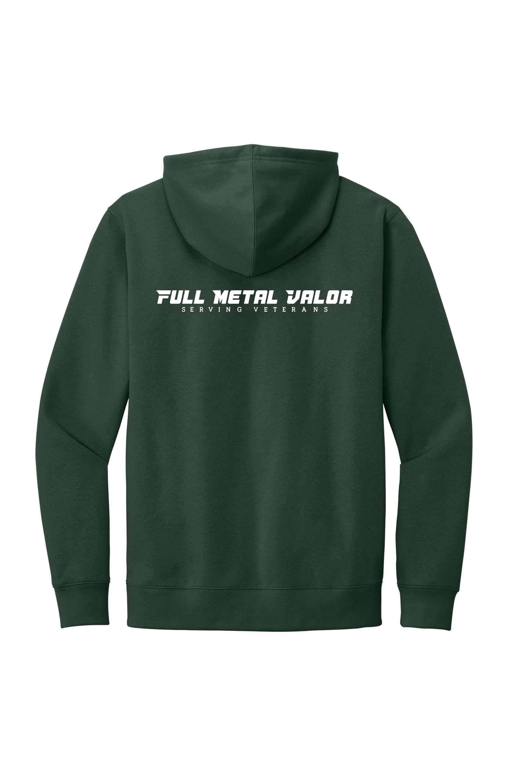 Full Metal Valor -  Dog Tag Adult Hoodie