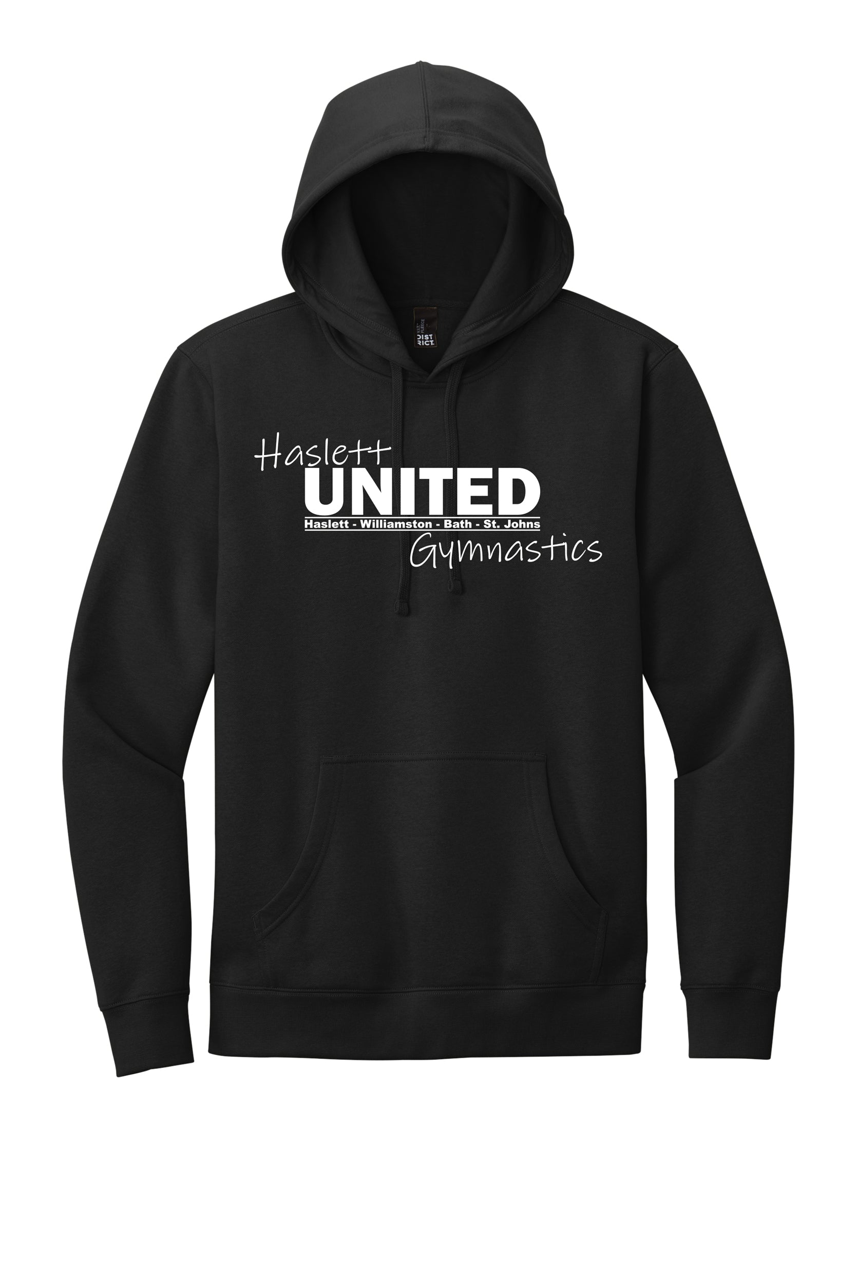 Haslett United Gymnastics - Adult Zip Up Hoodie