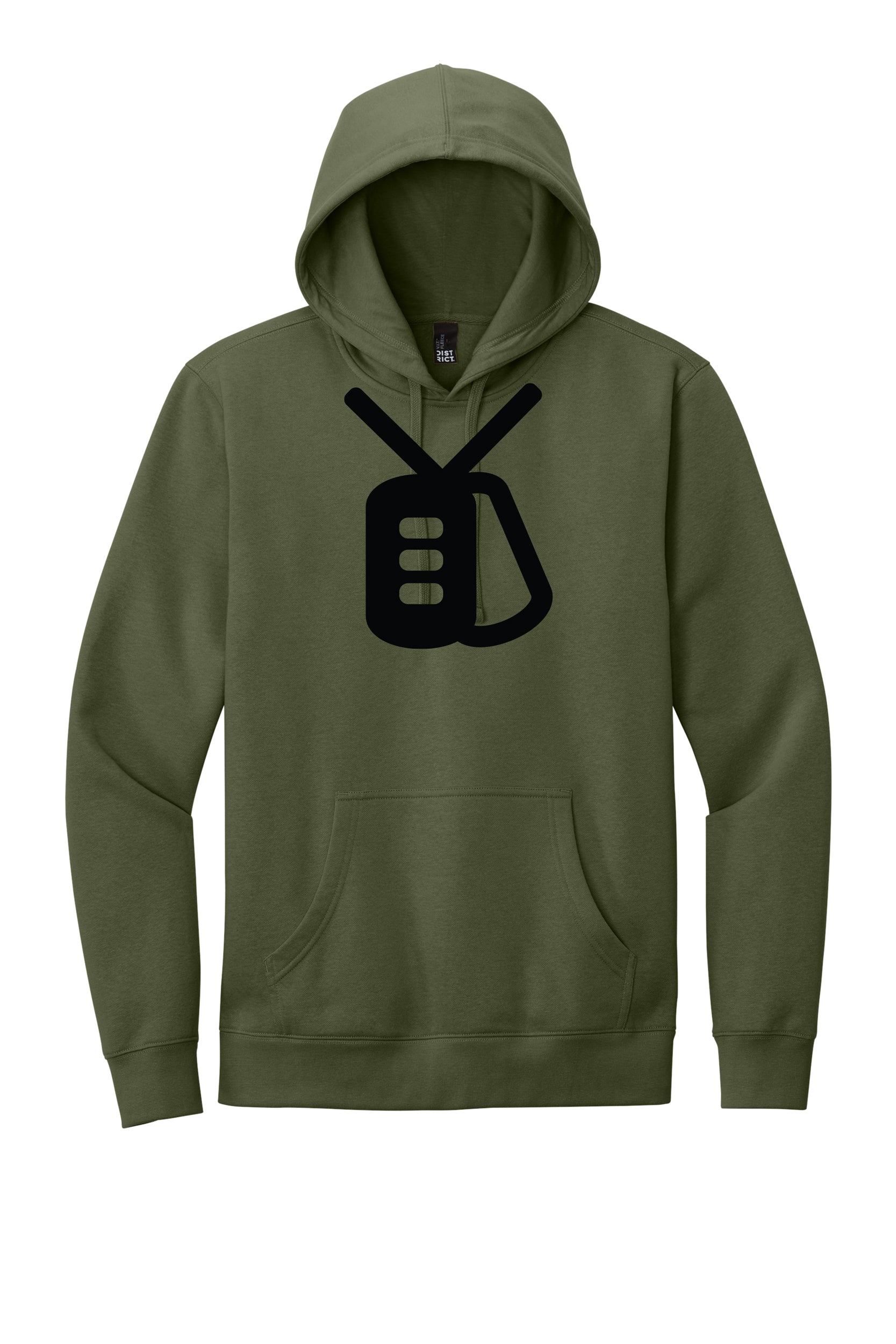 Full Metal Valor -  Dog Tag Adult Hoodie