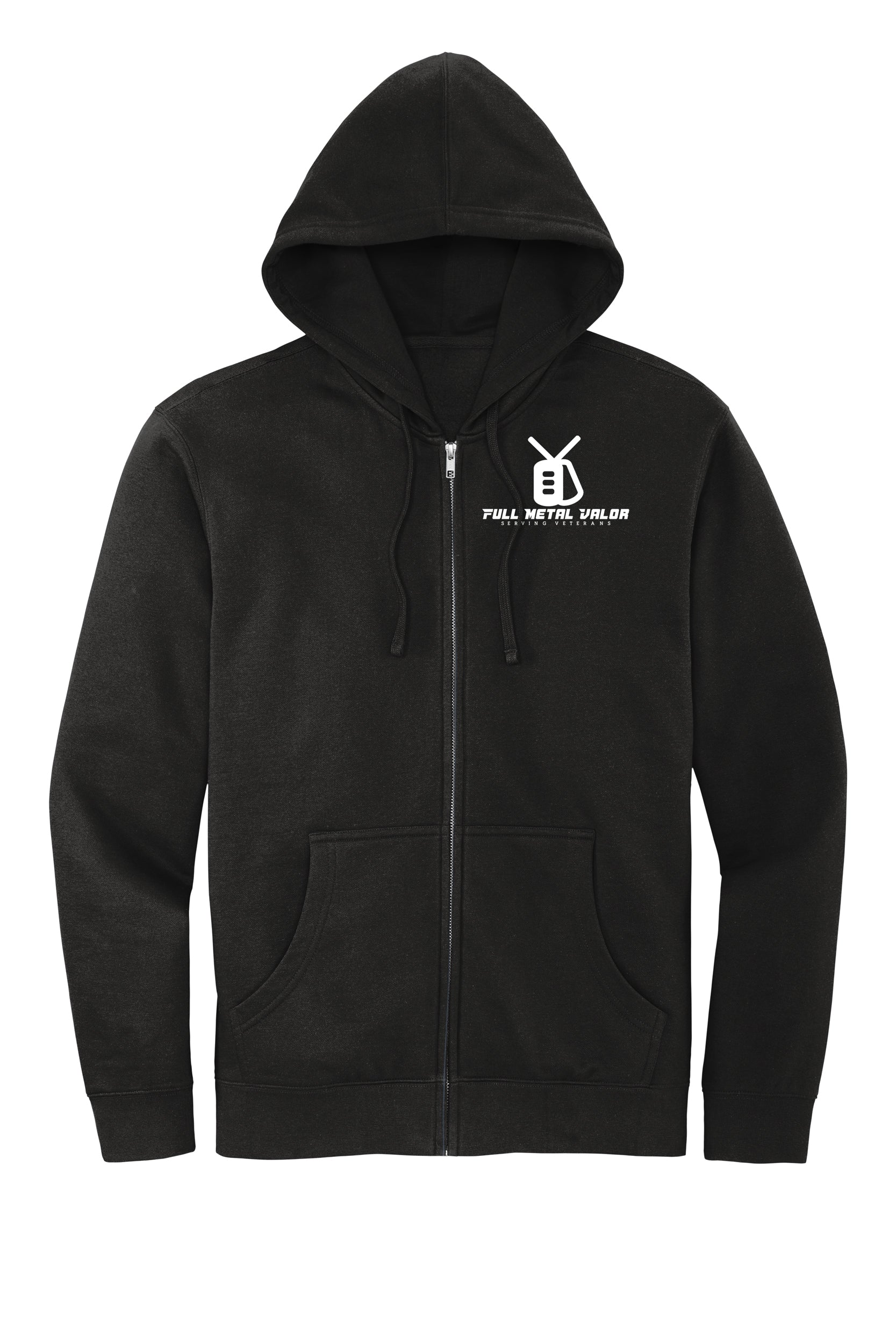 Full Metal Valor -  Adult Zip Up Hoodie