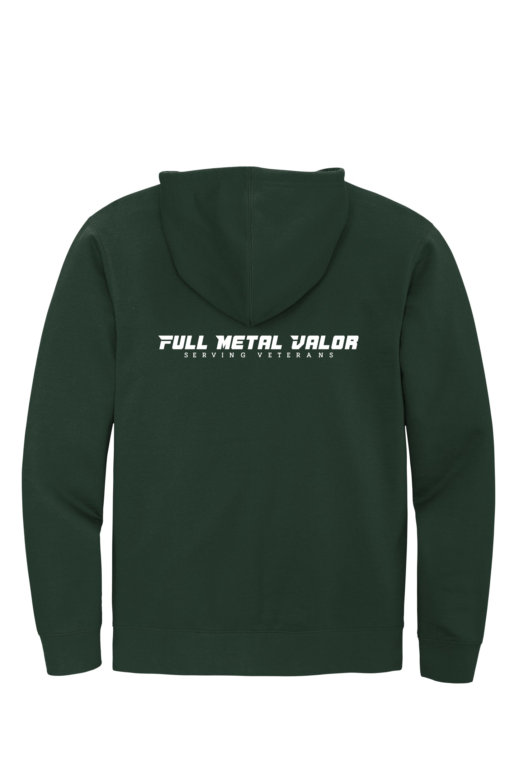 Full Metal Valor -  Temgo Adult Zip Up Hoodie