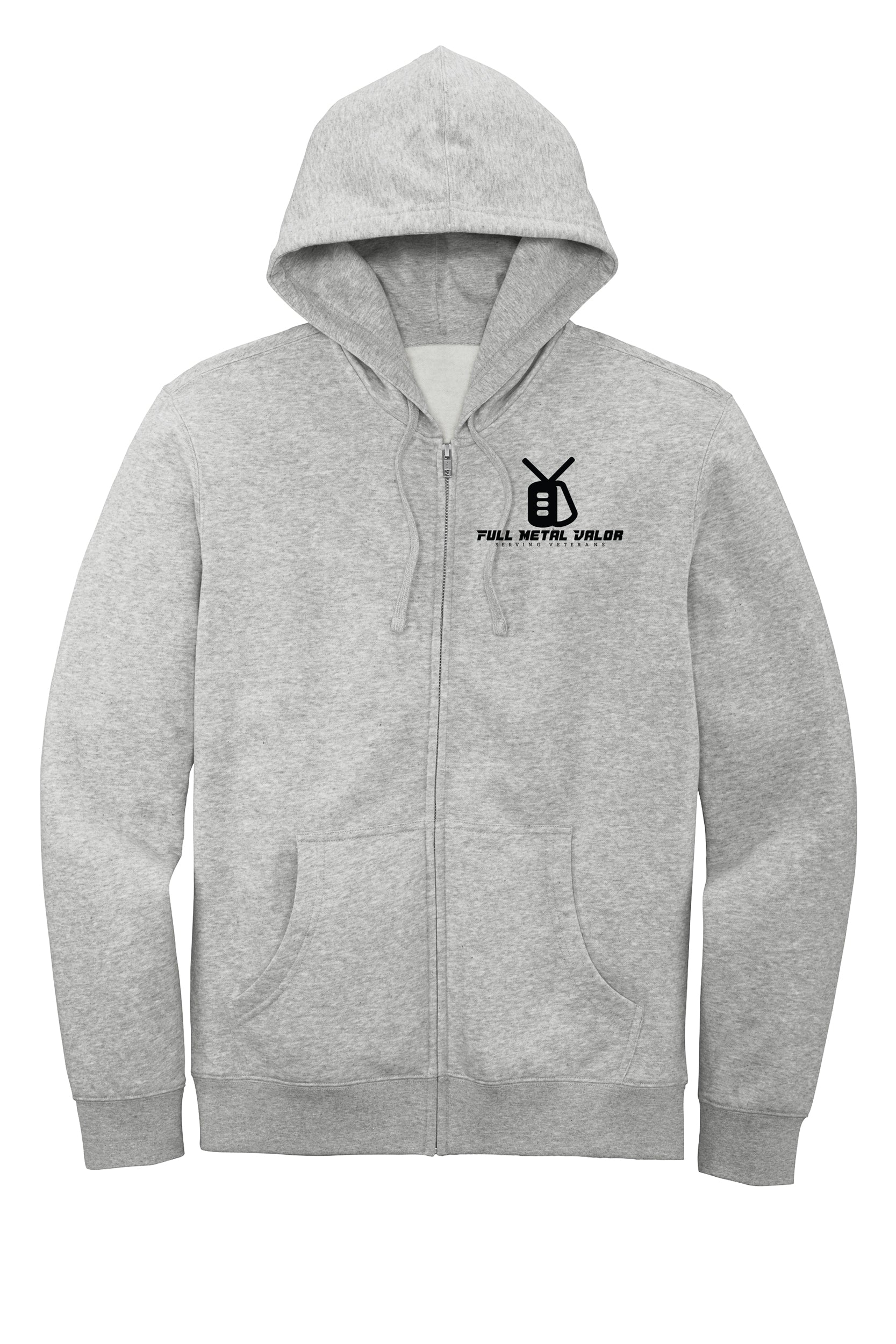 Full Metal Valor -  Adult Zip Up Hoodie