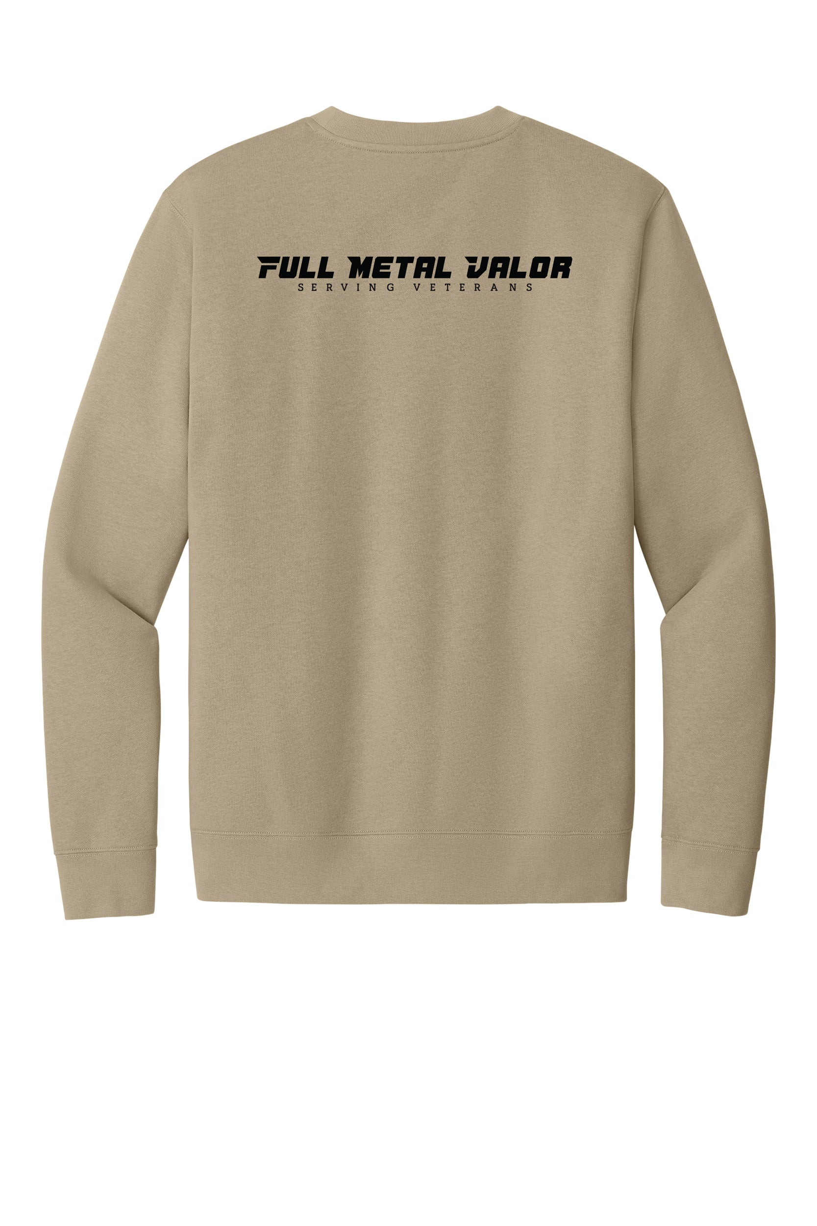 Full Metal Valor -  Dog Tag Adult Sweatshirt