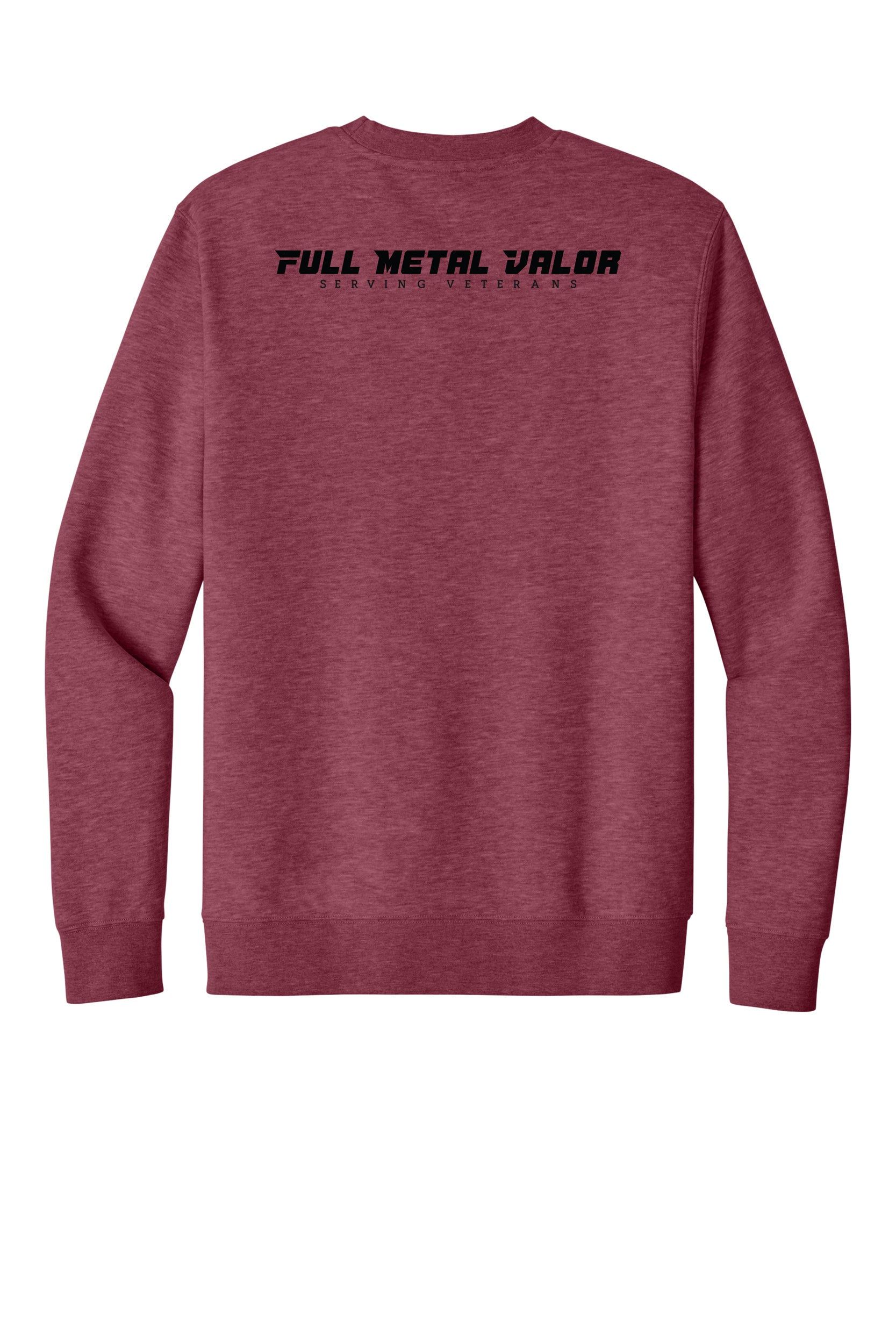 Full Metal Valor -  Dog Tag Adult Sweatshirt