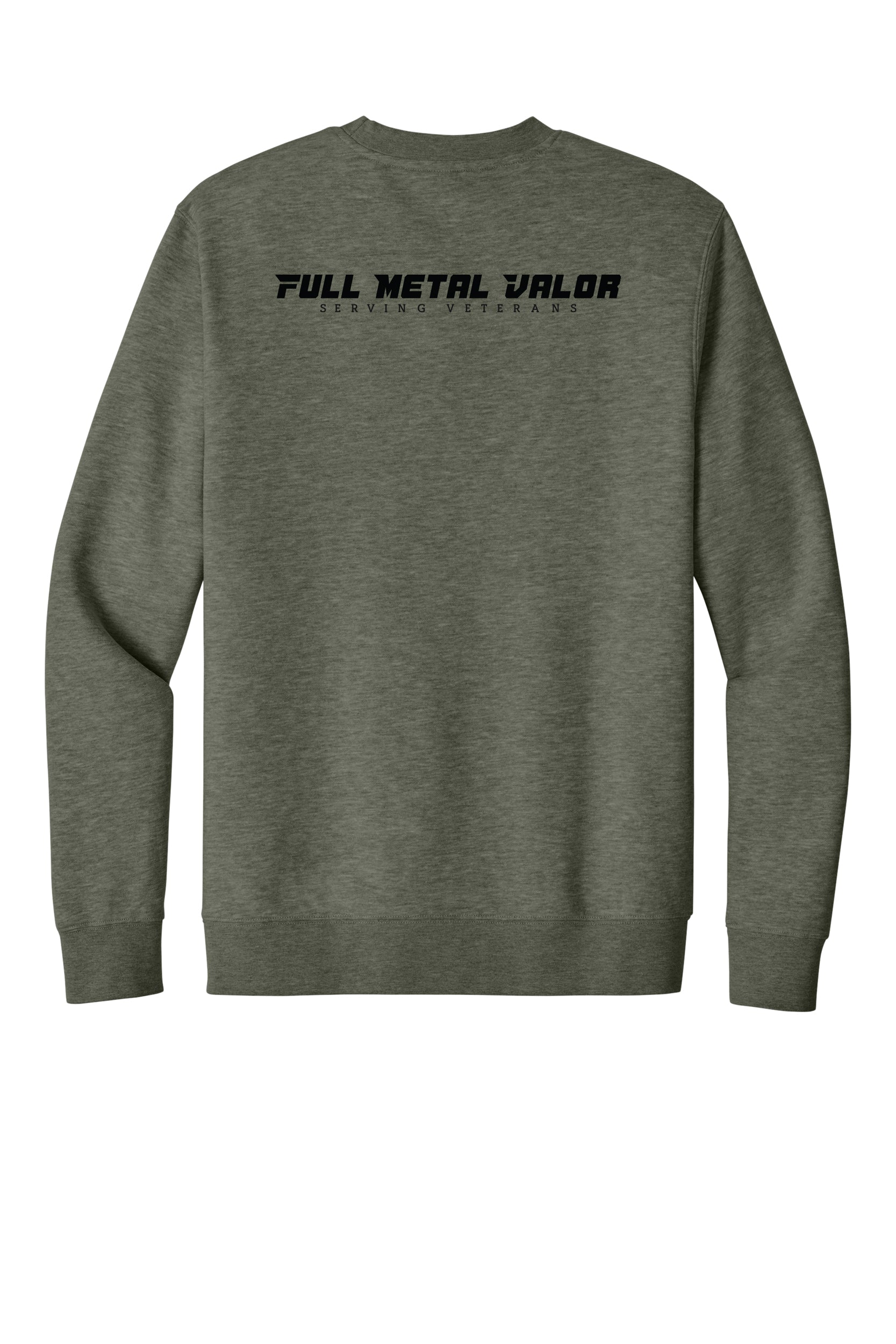 Full Metal Valor -  Dog Tag Adult Sweatshirt