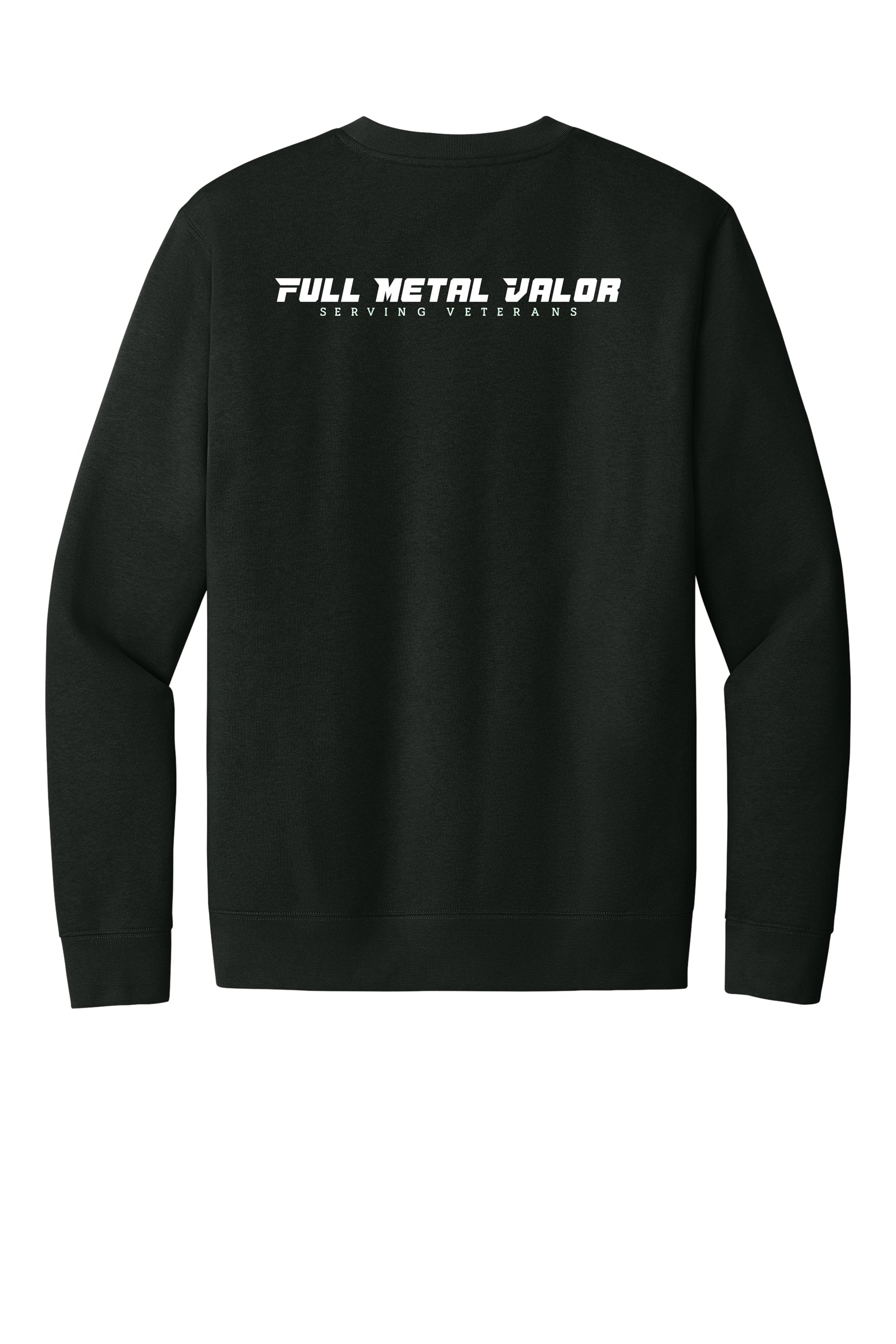 Full Metal Valor -  Dog Tag Adult Sweatshirt