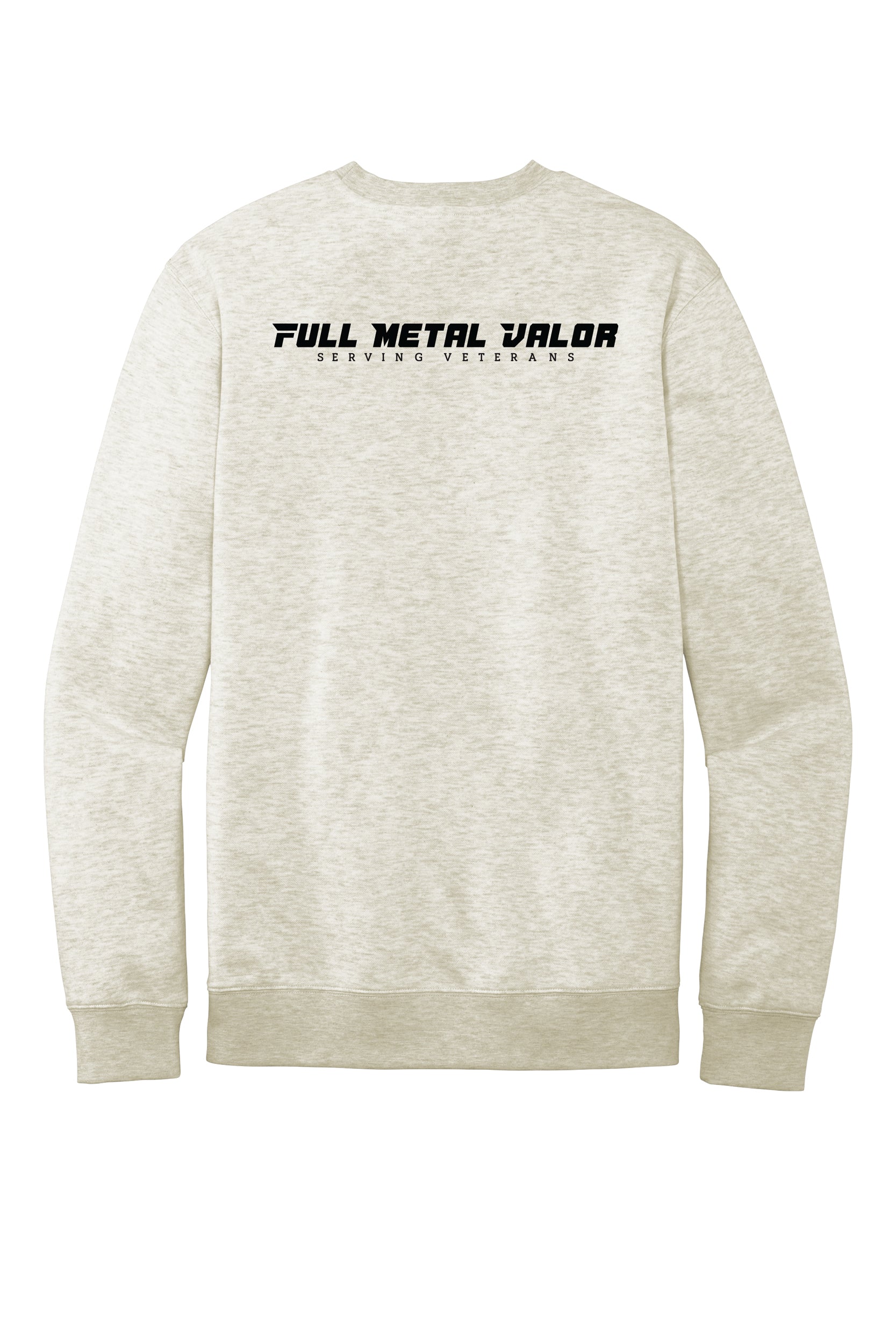 Full Metal Valor -  Dog Tag Adult Sweatshirt