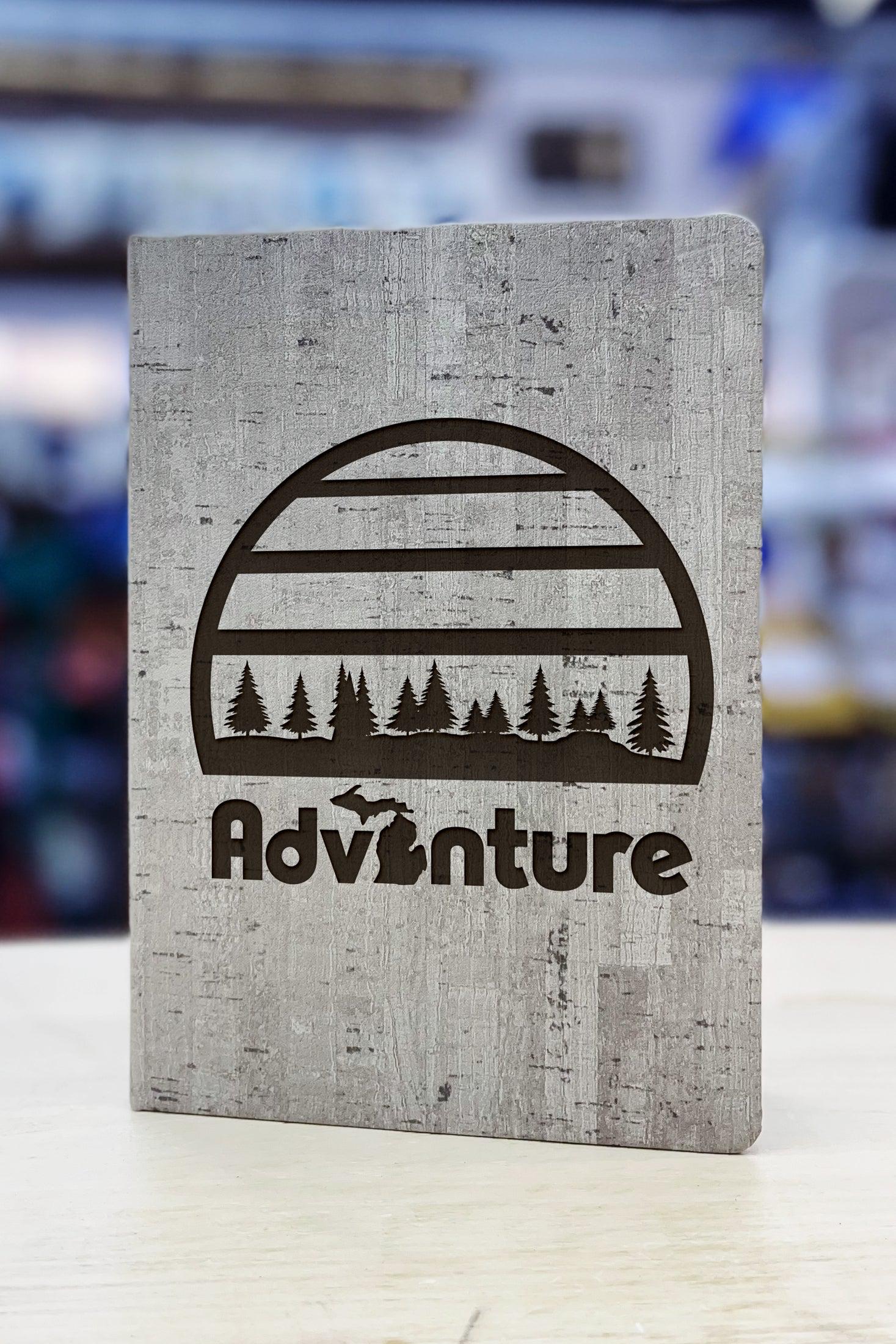 "Adventure" - Badge - Leather Journal