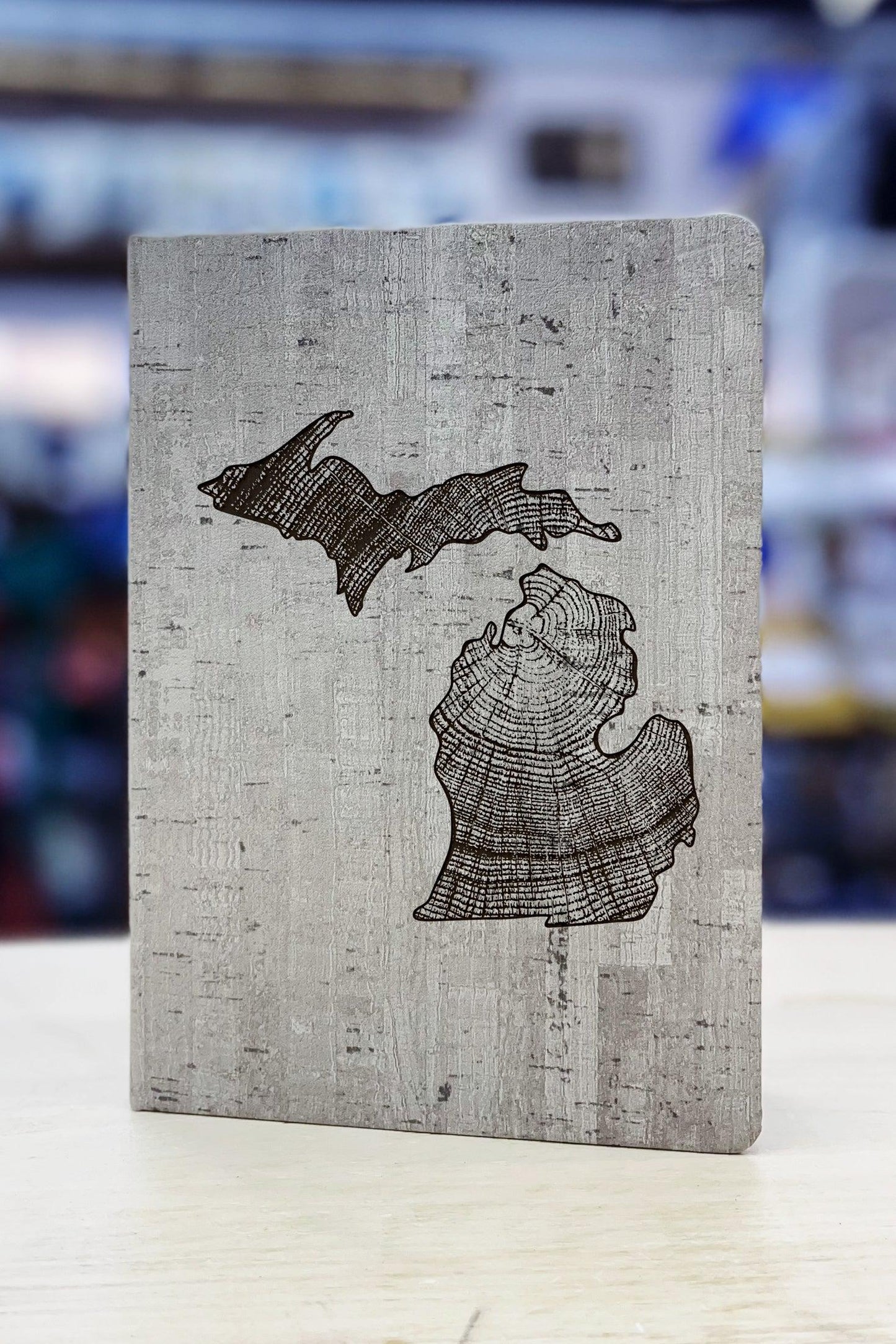 Tree Rings - Michigan - Leather Journal