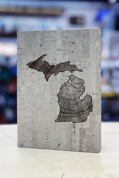 Tree Rings - Michigan - Leather Journal