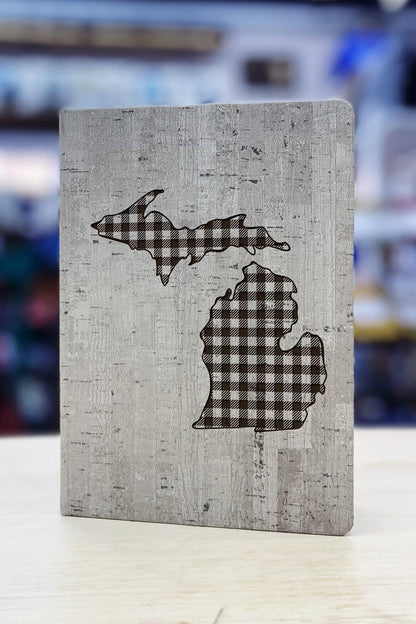 Plaid - Michigan - Leather Journal