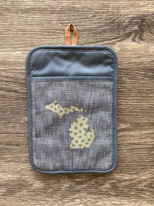 Petoskey  - Michigan - Rectangle Oven Mitt