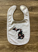 Floral - Black - Michigan - Color Heather - Bib