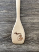 Fishing - Outline - Michigan Wooden Engraved Spatula