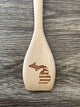 American Flag - Michigan - Wooden Engraved Spatula