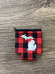 Michigan - Michigan - Buffalo Plaid Koozie