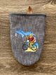 Sasquatch - Bike Fishing - Beach - Michigan - Short Oven Mitt