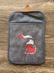 Wine - Red - Michigan - Rectangle Oven Mitt
