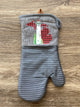 Plaid - Red - Lighthouse - Michigan - Large Oven Mitt