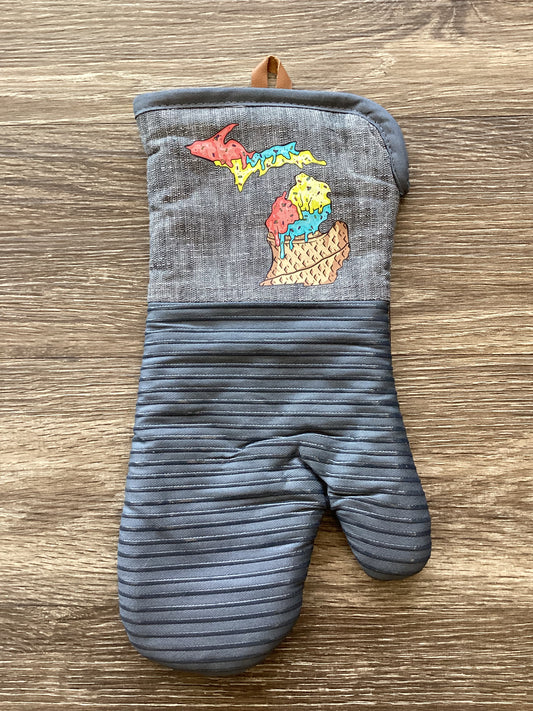 Superman Ice Cream - Michigan - Large Oven Mitt