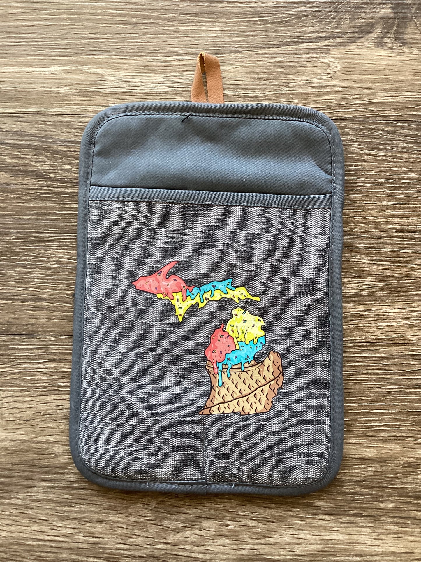 Superman Ice Cream - Michigan - Rectangle Oven Mitt