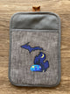 Nighttime Camper - Blue - Michigan - Rectangle Oven Mitt