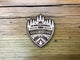 'Up North Michigan Go Camping' - Badge - Wooden Magnet
