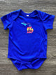 Miami Sunset - Royal Blue - Onesie