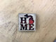 Home - Cutout - Red Gingham - Michigan - Wooden Magnet