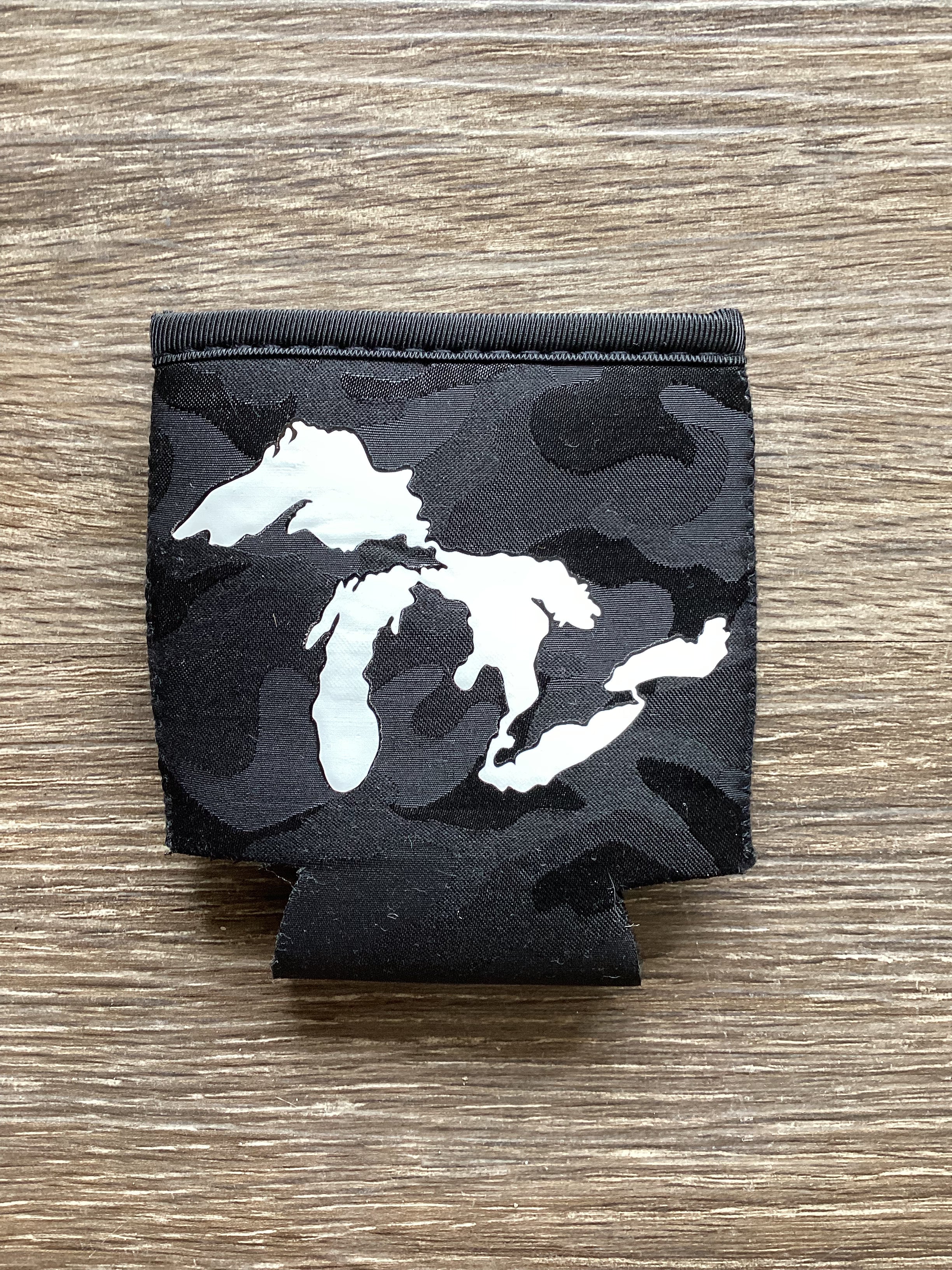 Great Lakes - Black Camo Koozie