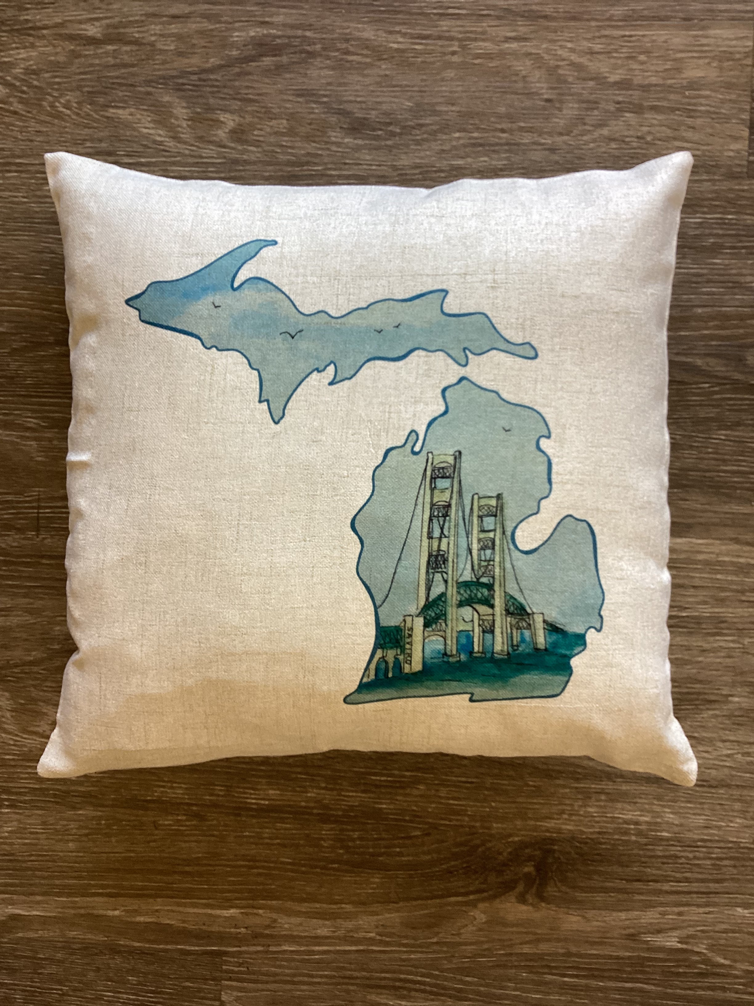 Mackinac Bridge - Michigan - Pillow