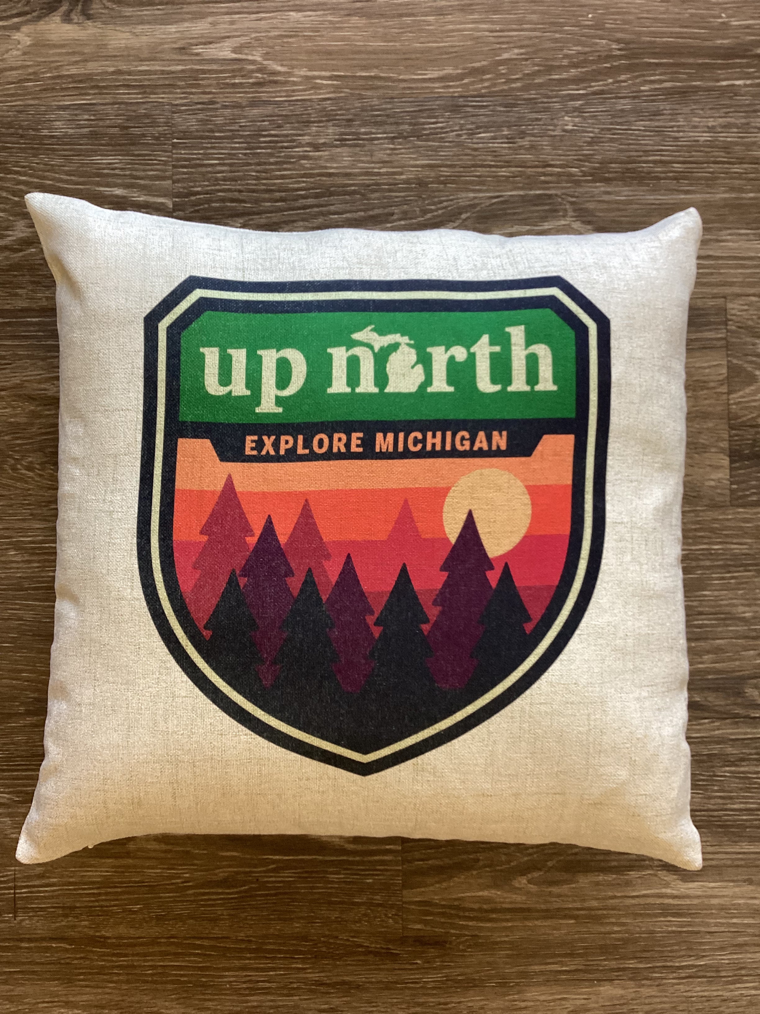 Up North - Explorer - Badge - Pillow