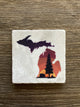 Sunrise Camper - Michigan - Ceramic Coaster