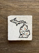 Nurse - Michigan - Ceramic Coaster