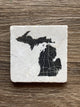 Road Map - Michigan - Ceramic Coaster