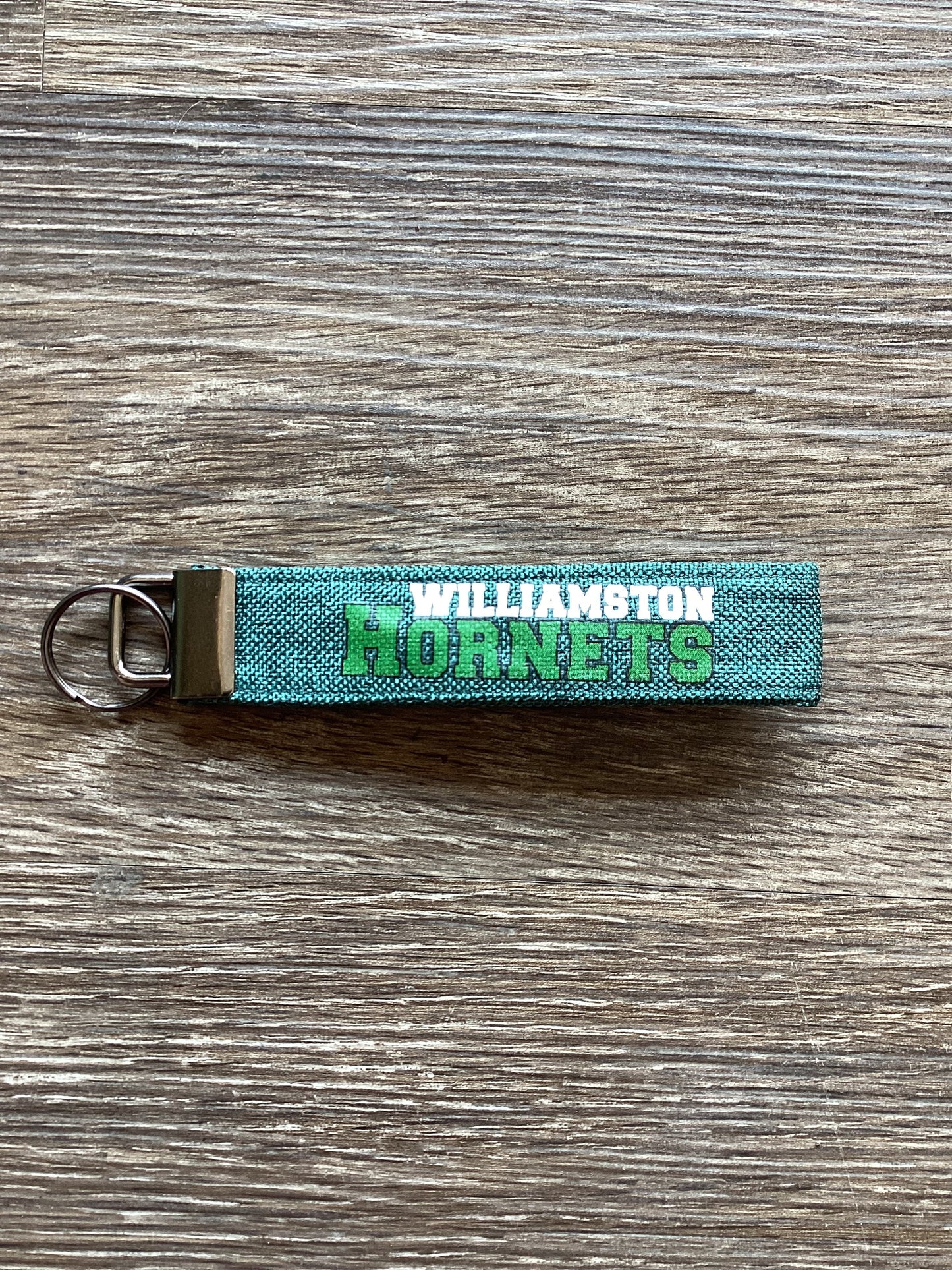 Heather Green Cloth Fob Keychain