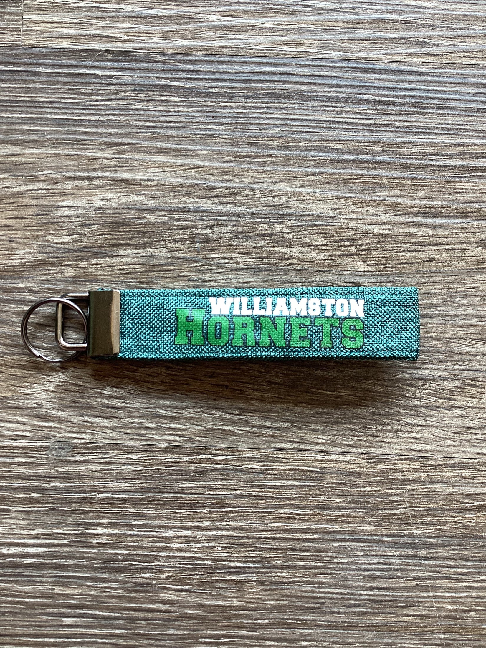 Heather Green Cloth Fob Keychain