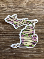 Zombie - Mummy - Michigan - Waterproof Sticker (3