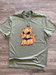 Pumpkin -  Michigan - Army Green - Tee Shirt