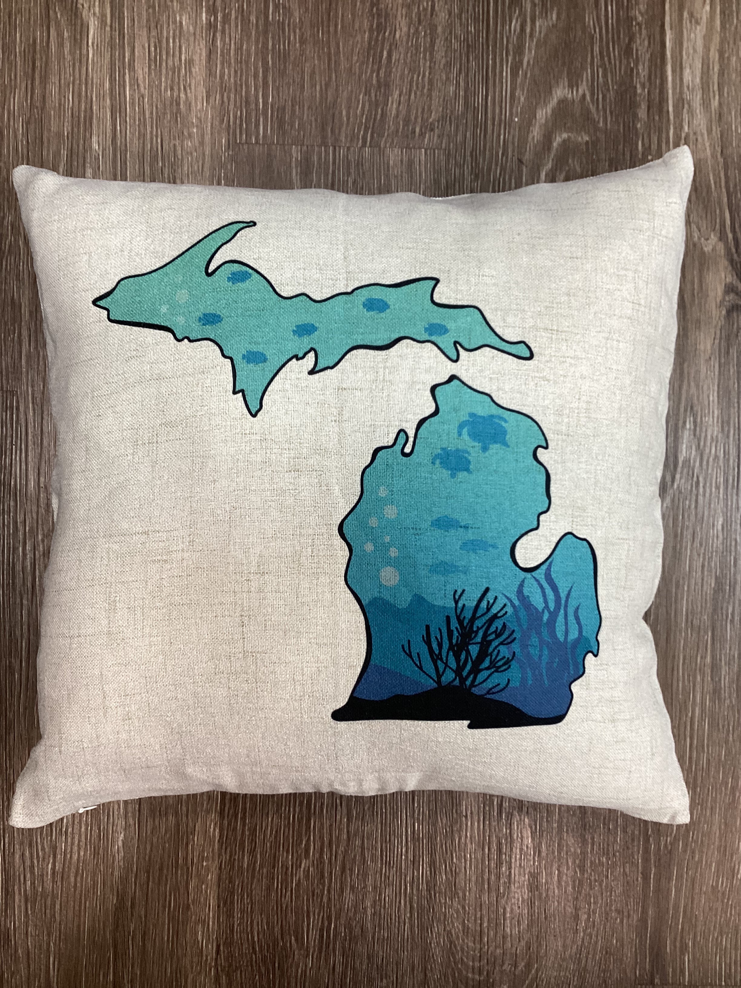 Under the Sea - Michigan - Pillow