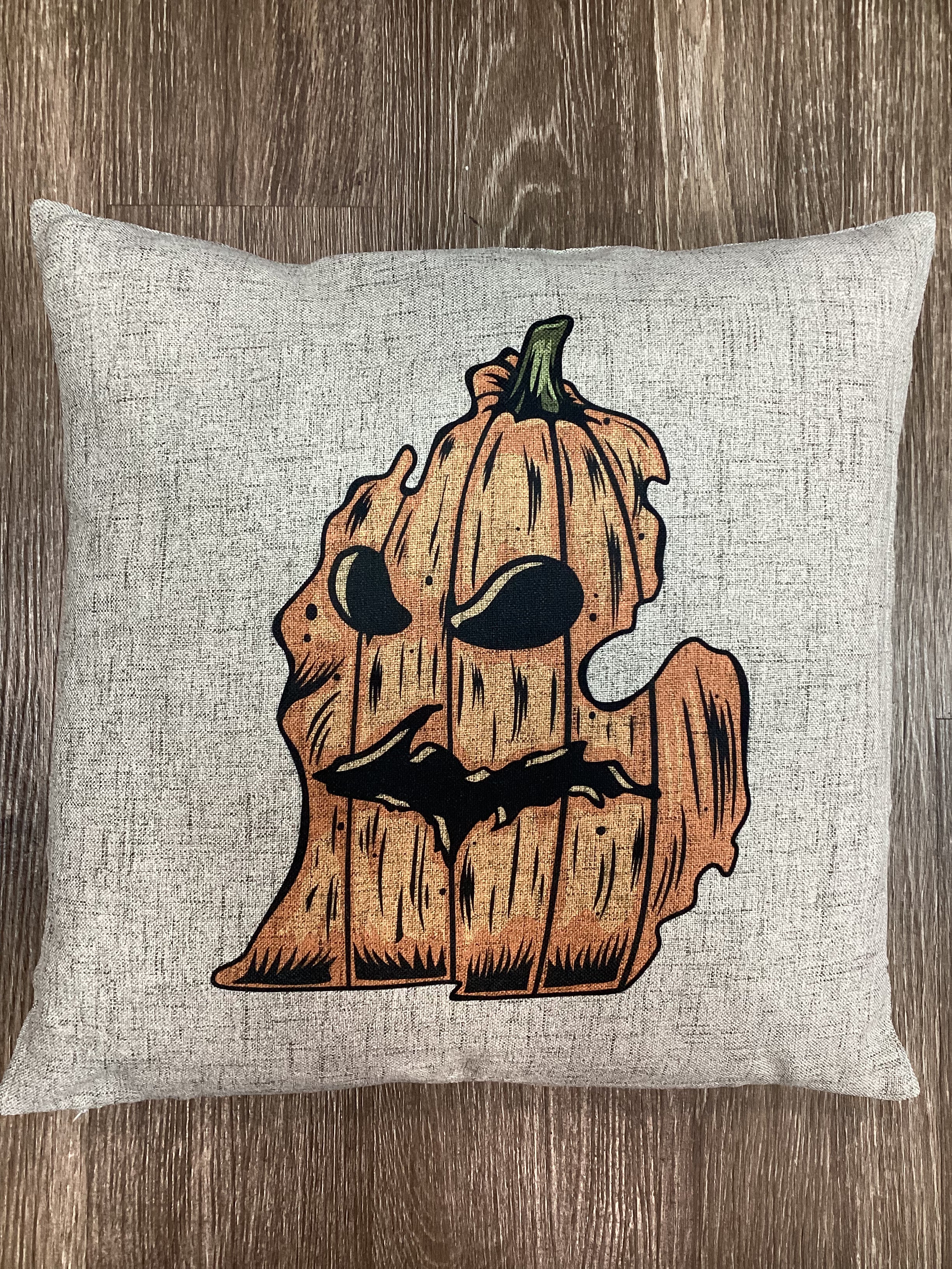 Pumpkin - Halloween - Michigan - Pillow