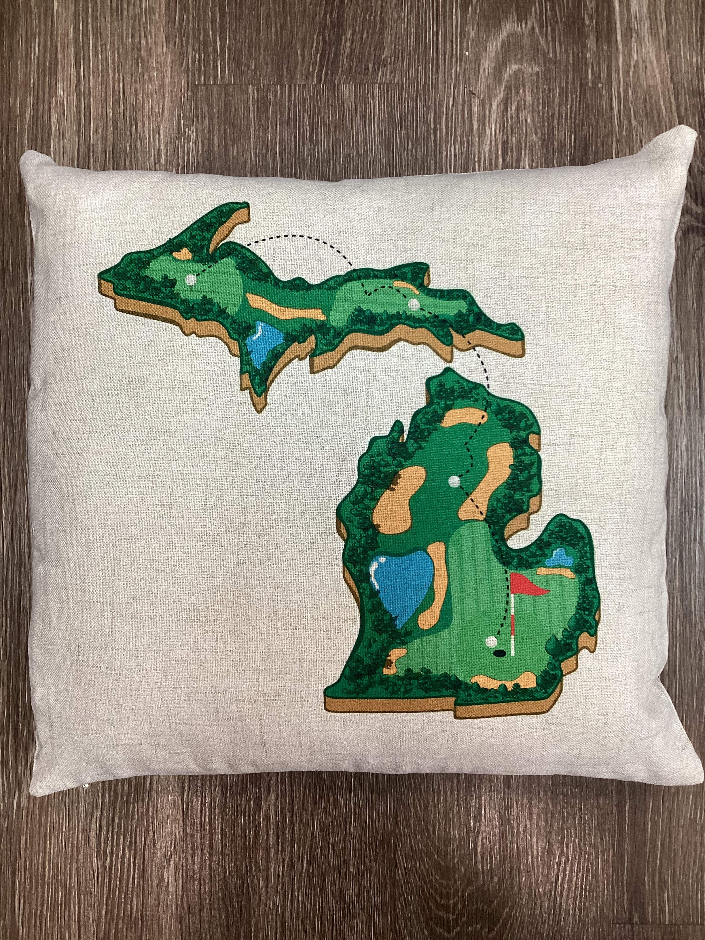 Golf - Michigan - Pillow