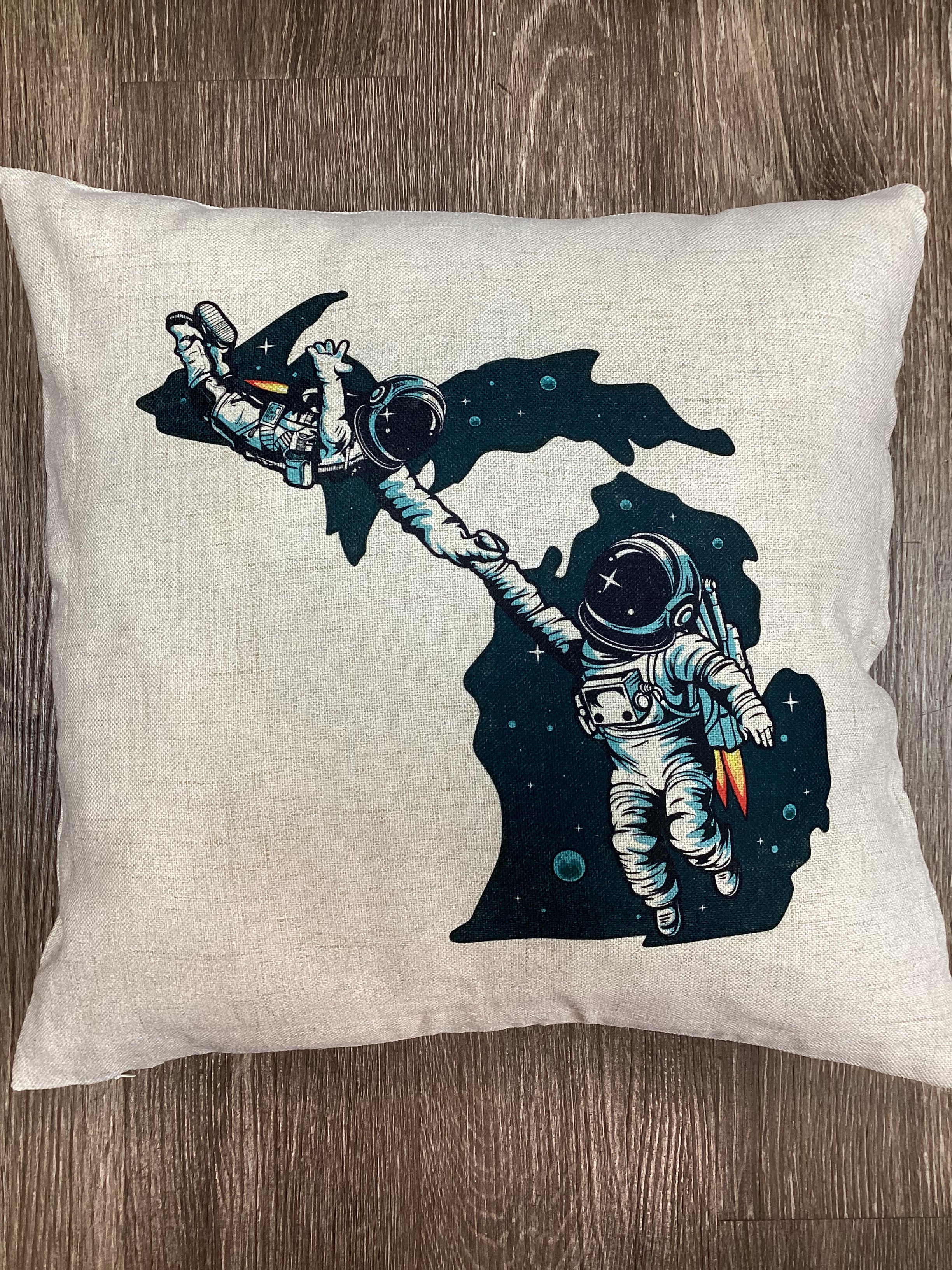 Astronauts - Michigan - Pillow